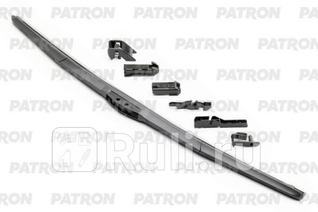 Щетка стеклоочистителя 46см гибридная с универсальным креплением (oe типы креплений + крюк) PATRON PWB460-HB для Автотовары, PATRON, PWB460-HB