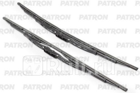 Щетки стеклоочистителя 53см + 53см к-кт каркасная с креплением только под крюк PATRON PWB530-C-KIT  для Разные, PATRON, PWB530-C-KIT