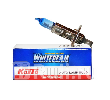 Лампа высокотемпературная koito whitebeam h1 12v 55w (100w) 4200k (уп. 1 шт.) Koito 0751W  для прочие 2, Koito, 0751W