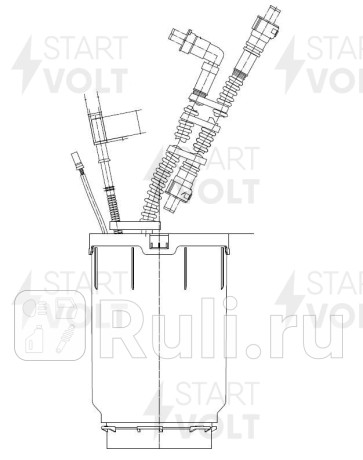 Модуль топливного насоса для а/м vag touareg 06-/audi q7 05- 3.6i правый sfm1303 STARTVOLT SFM1303  для прочие 2, STARTVOLT, SFM1303