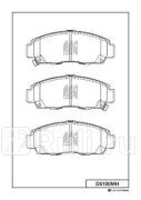 Дисковые тормозные колодки kashiyama (противоскрипная пластина в компл.) Kashiyama D5100MH  для прочие 2, Kashiyama, D5100MH