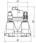 Суппорт торм. для а/м skoda octavia 96-/vw golf iv 97- перед. лев. d54мм cf 052209 TRIALLI CF052209  для прочие 2, TRIALLI, CF052209