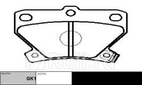 Колодки тормозные дисковые задние toyota yaris 1.0-1.5/1.4d 99/celica 1.8wt-i 99 (старый арт. ckt-42 CTR GK1056  для прочие 2, CTR, GK1056