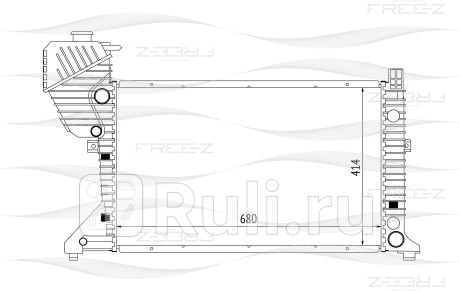Радиатор охлаждения mercedes sprinter w901-909 00- FREE-Z KK0152  для Разные, FREE-Z, KK0152